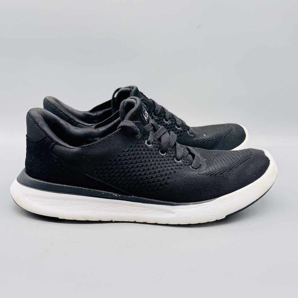 Kizik Shoes Womens 9 Black Knit Lima Hands Free Slip On Sneakers Walking Comfort